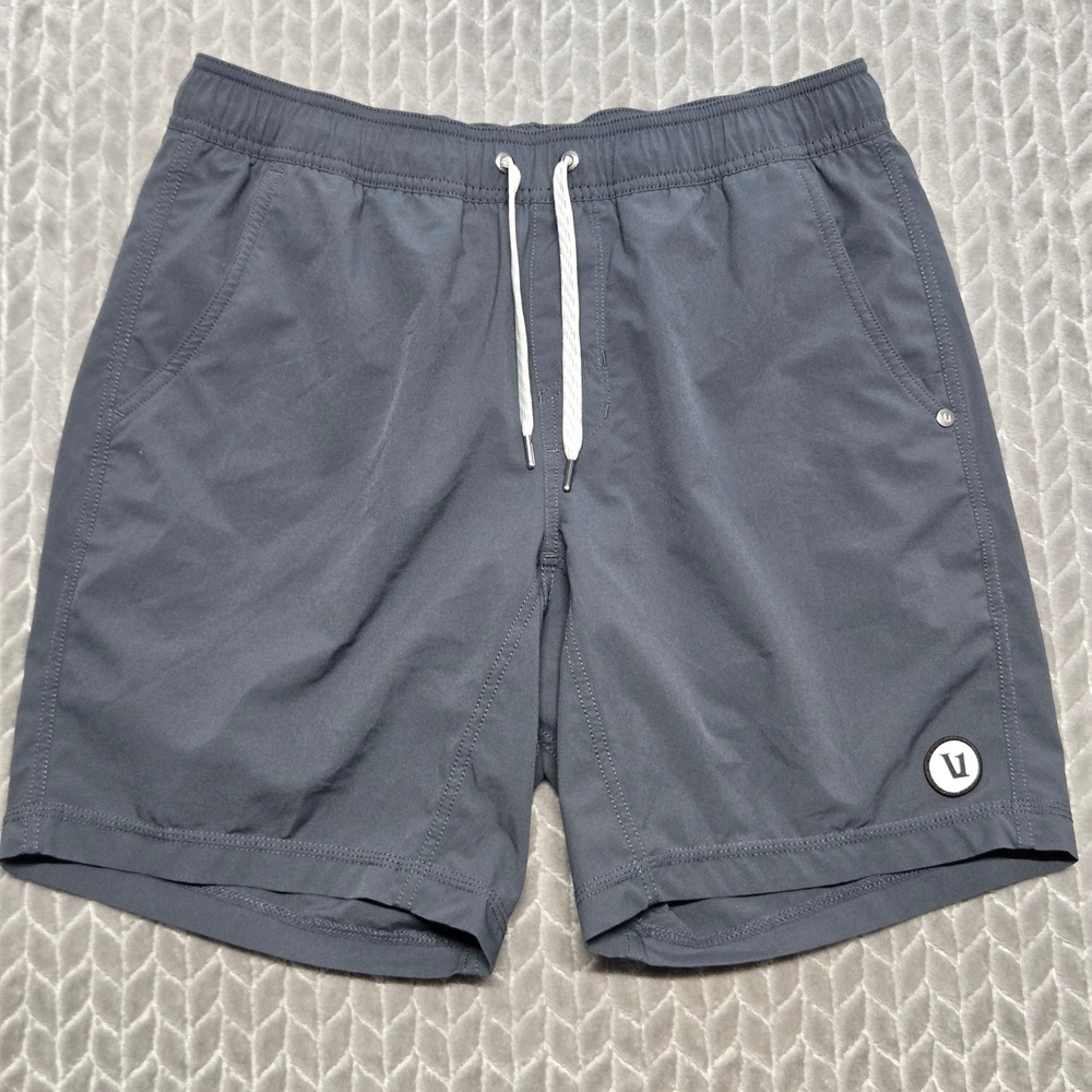Vuori Kore Shorts Mens Small Charcoal Grey V302 Lined Athletic Training 7"